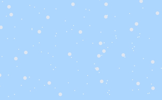 Vetor fundo do inverno com flocos de neve