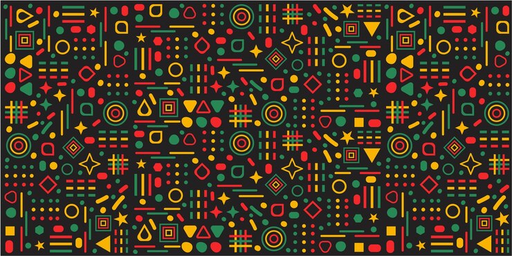 Vetor fundo do mês da história negra 2023 ou fundo da história afro-americana