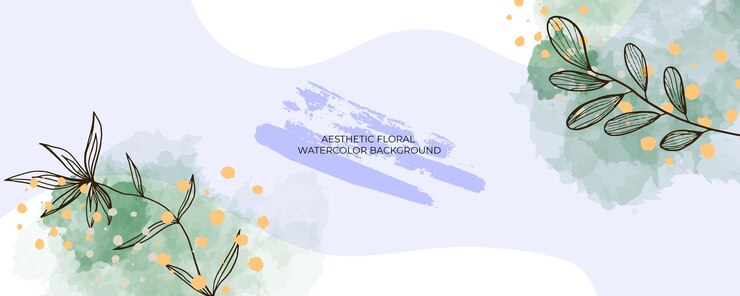 Vetor fundo do modelo do cartão de convite de casamento em aquarela com decoração de linha. fundo abstrato salvar a data, convite, cartão de felicitações, vetor polivalente