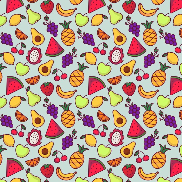 Fundo do teste padrão da fruta