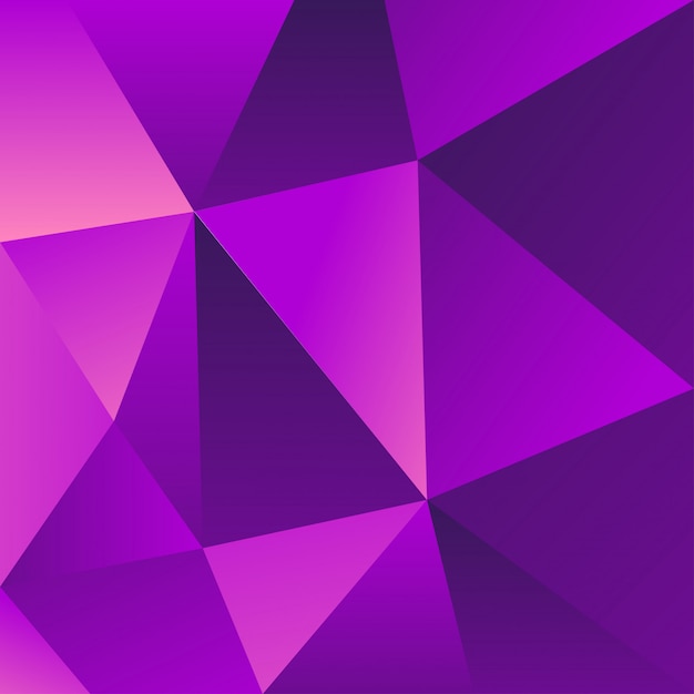 Fundo do triângulo roxo vector