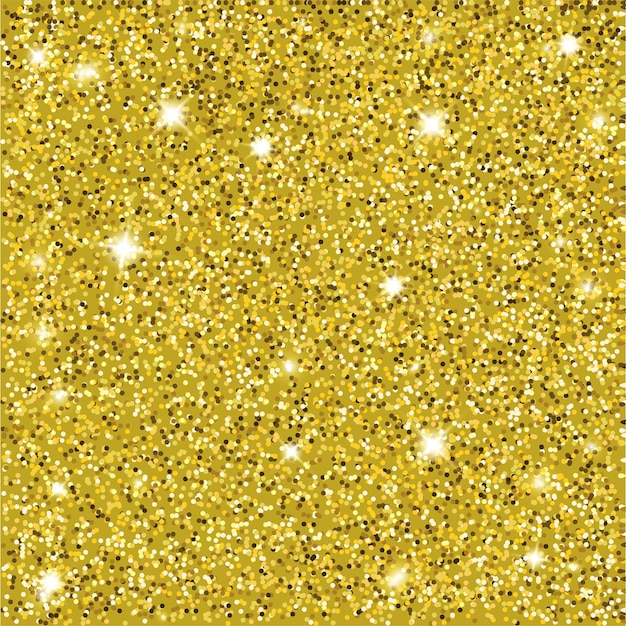 Fundo dourado brilhante Brilhantes dourados em um fundo dourado