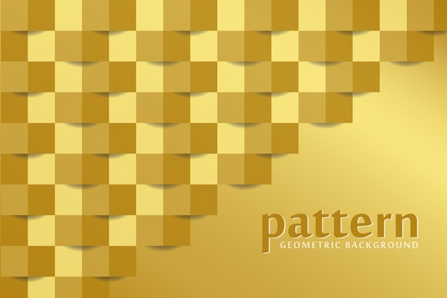 Fundo dourado padrão