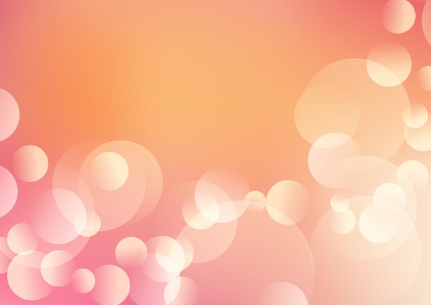 Fundo elegante com design de luzes bokeh