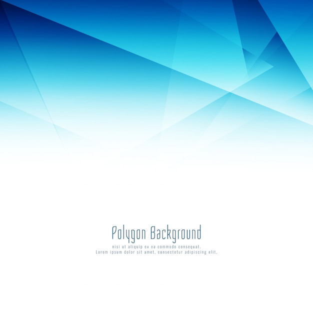 Fundo elegante do projeto azul abstrato do polígono