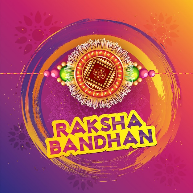 Fundo feliz da celebração de raksha bandhan.