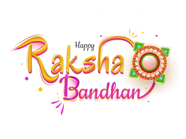 Fundo feliz da celebração de raksha bandhan.