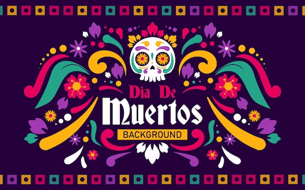 Fundo feliz dia de muertos