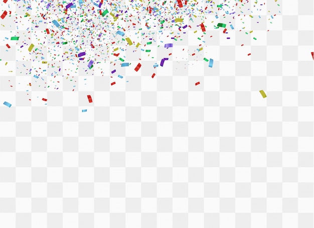 Fundo festivo colorido brilhante confete
