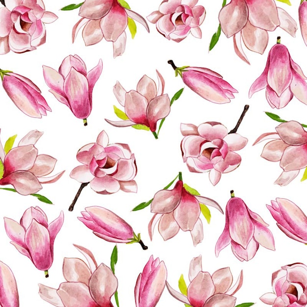 Fundo Floral Aquarela 2019