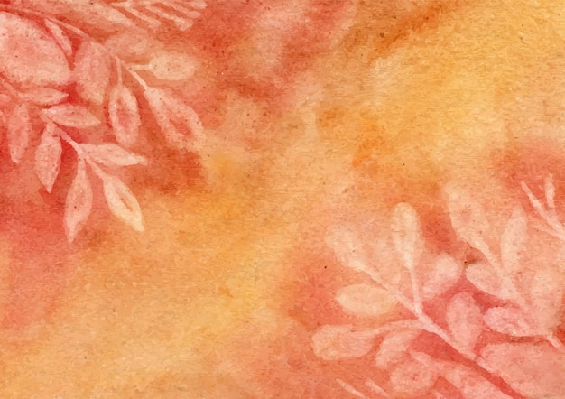 Fundo floral aquarela