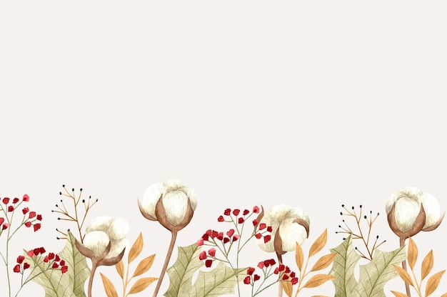 Fundo floral com espaço vazio