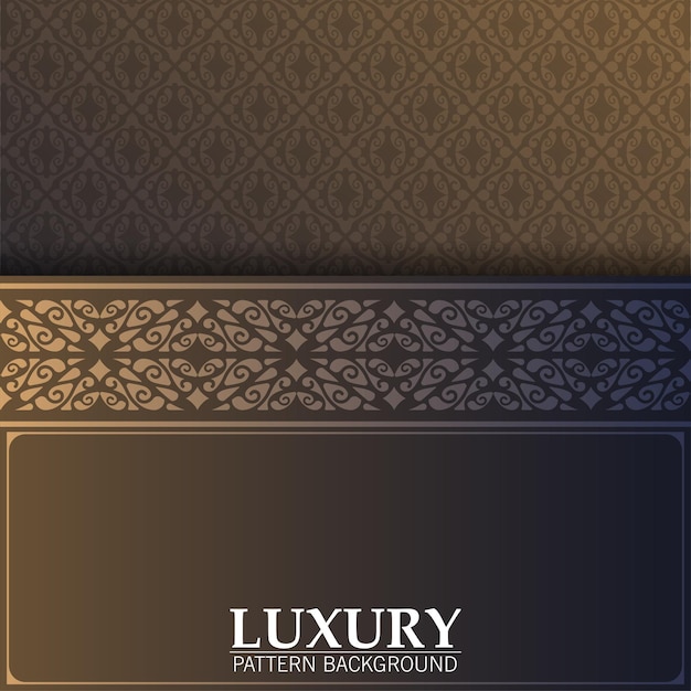 Fundo floral dourado luxuoso com moldura decorativa