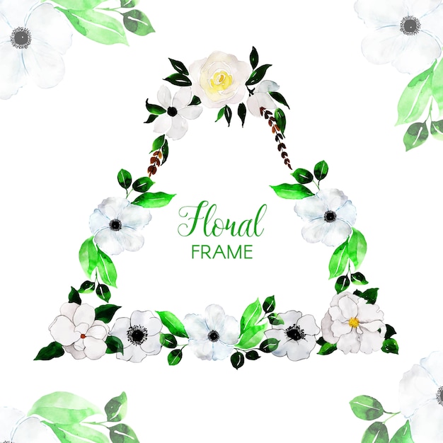 Fundo floral multi-purpose floral frame