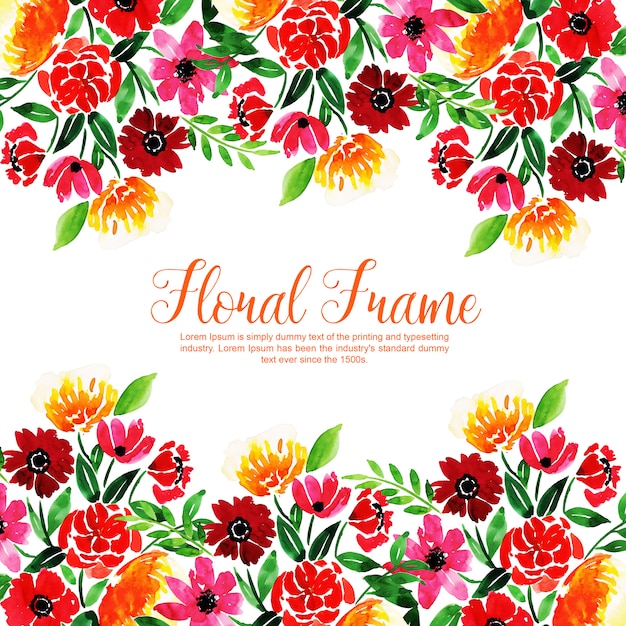 Fundo Floral Multi-Purpose Floral Frame