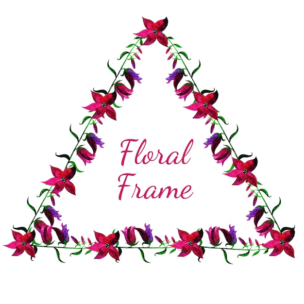 Fundo floral multi-purpose floral frame