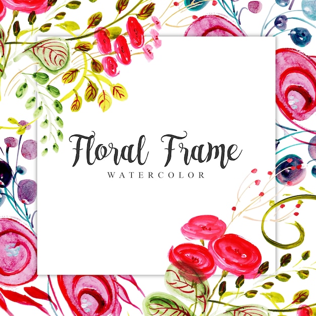 Fundo floral multi-purpose floral frame