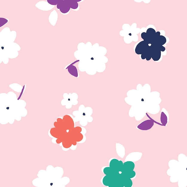 Fundo floral para têxteis Papel de embrulho de arte de parede têxtil