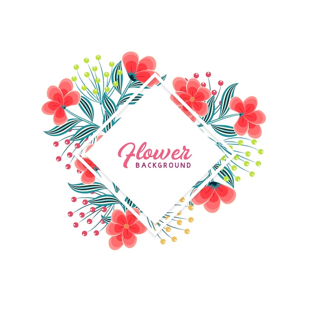 Fundo floral vector