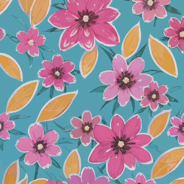 Vetor fundo floral