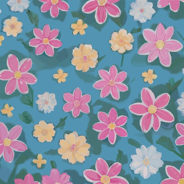 Vetor fundo floral