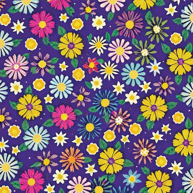 Vetor fundo floral