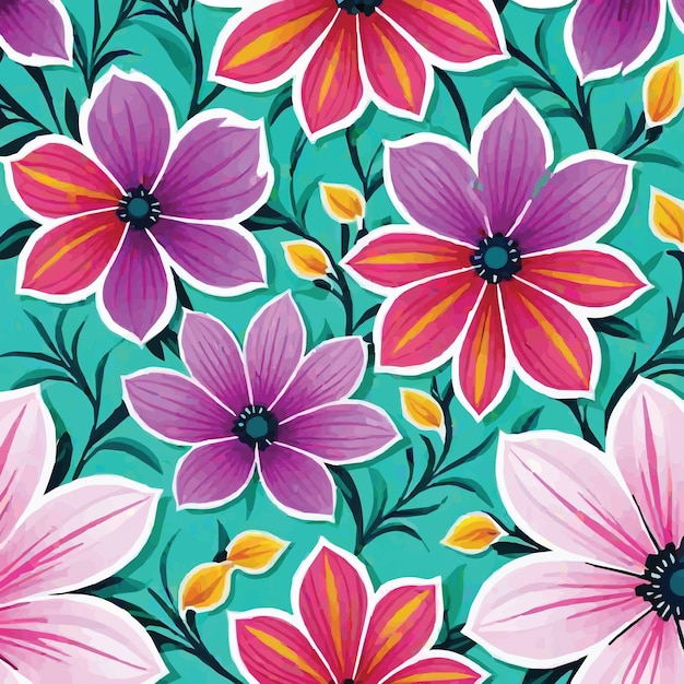 Vetor fundo floral