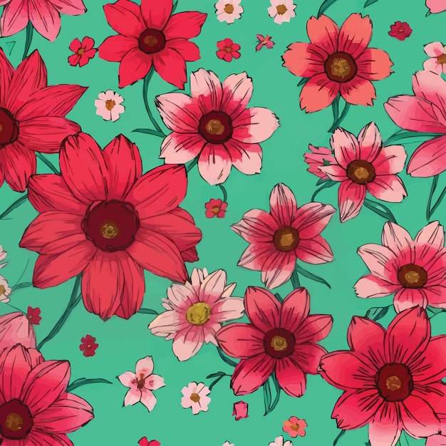 Vetor fundo floral