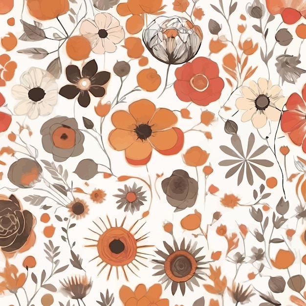 Vetor fundo floral