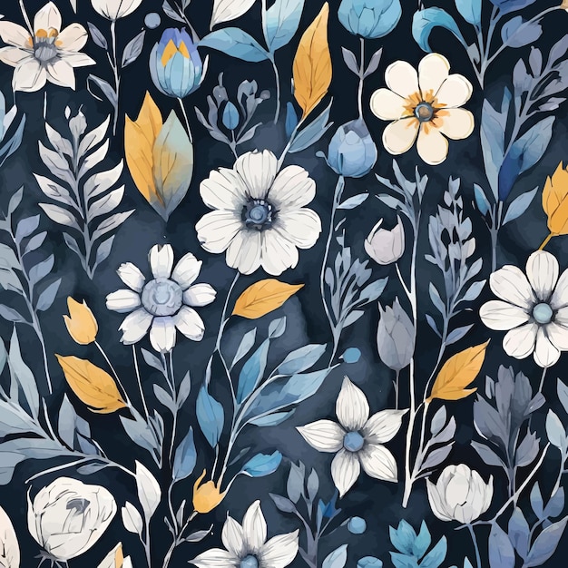 Vetor fundo floral