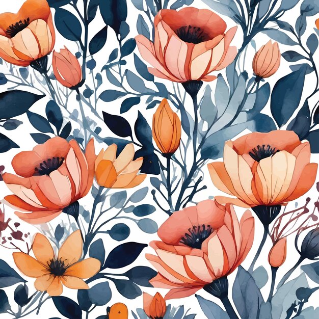 Vetor fundo floral