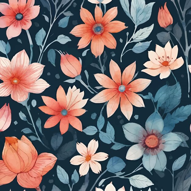 Vetor fundo floral