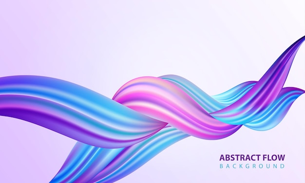 Fundo fluido abstrato azul e roxo
