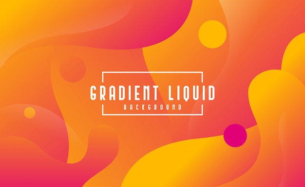 Fundo fluido moderno com cor líquido