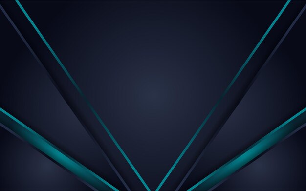 Fundo futurista cinza escuro abstrato combinado com combinação de elementos verdes