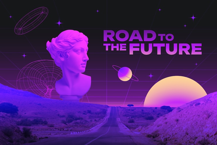 FUNDO FUTURISTA RETRO