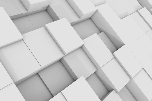 Fundo geométrico 3D realista