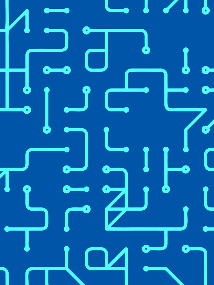 Vetor fundo geométrico abstrato linha azul e branca jpg