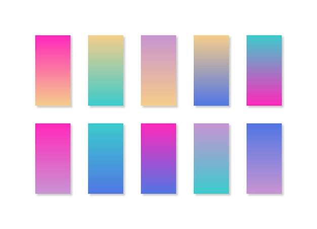 Fundo gradiente de cor suave. design de tela moderno para celular