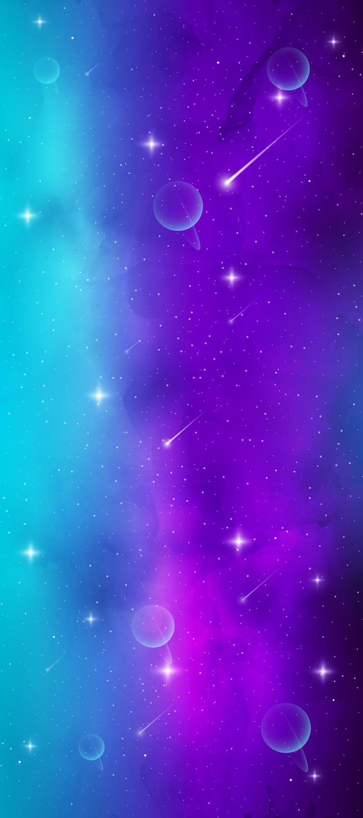 Vetor fundo gradiente de galáxia com estrelas