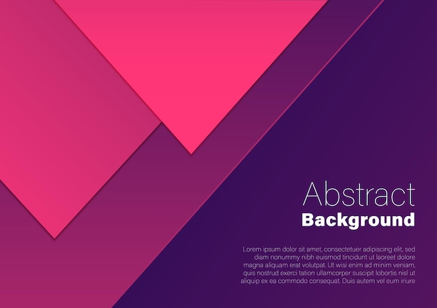 Fundo gradiente de geometria abstrata modelo de ilustração de fundo vetorial de cor gradiente magenta para pano de fundo de pôster de banner de site