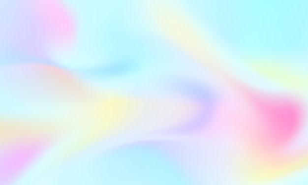 Fundo gradiente de holograma abstrato vetorial