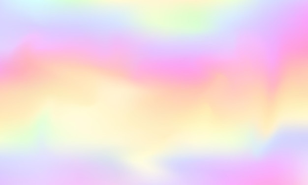 Fundo gradiente de holograma abstrato vetorial