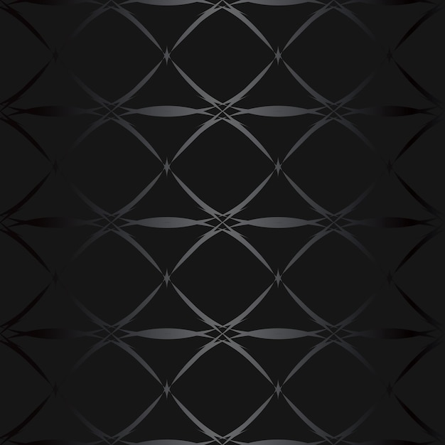 Fundo gradiente de metal preto de luxo com padrão geométrico sem costura