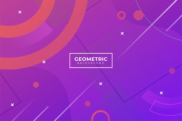 Fundo gradiente forma geométrica