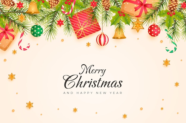 Fundo gradiente para a temporada de natal