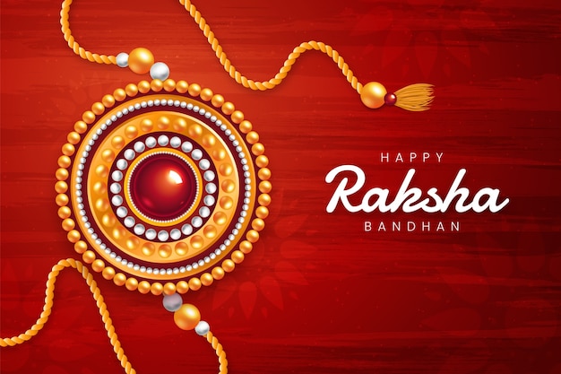 Fundo gradiente raksha bandhan