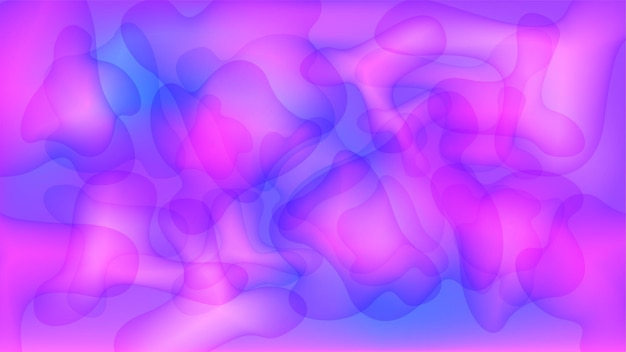 Vetor fundo gradiente roxo abstrato com formas