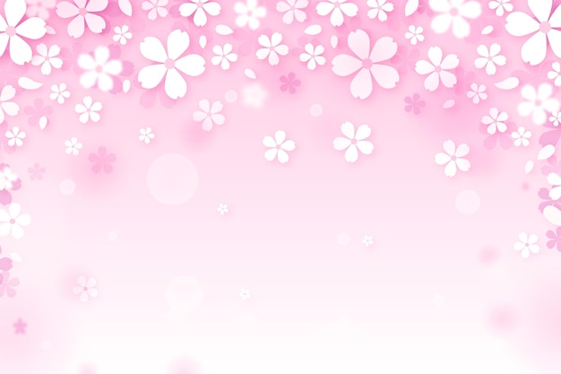 Fundo gradiente Sakura