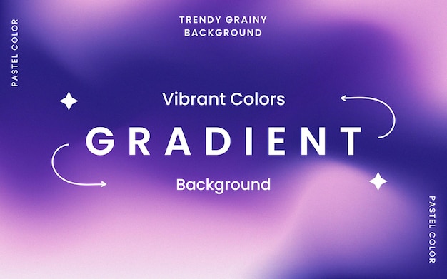 Vetor fundo granulado na moda com cores vibrantes vetor grátis